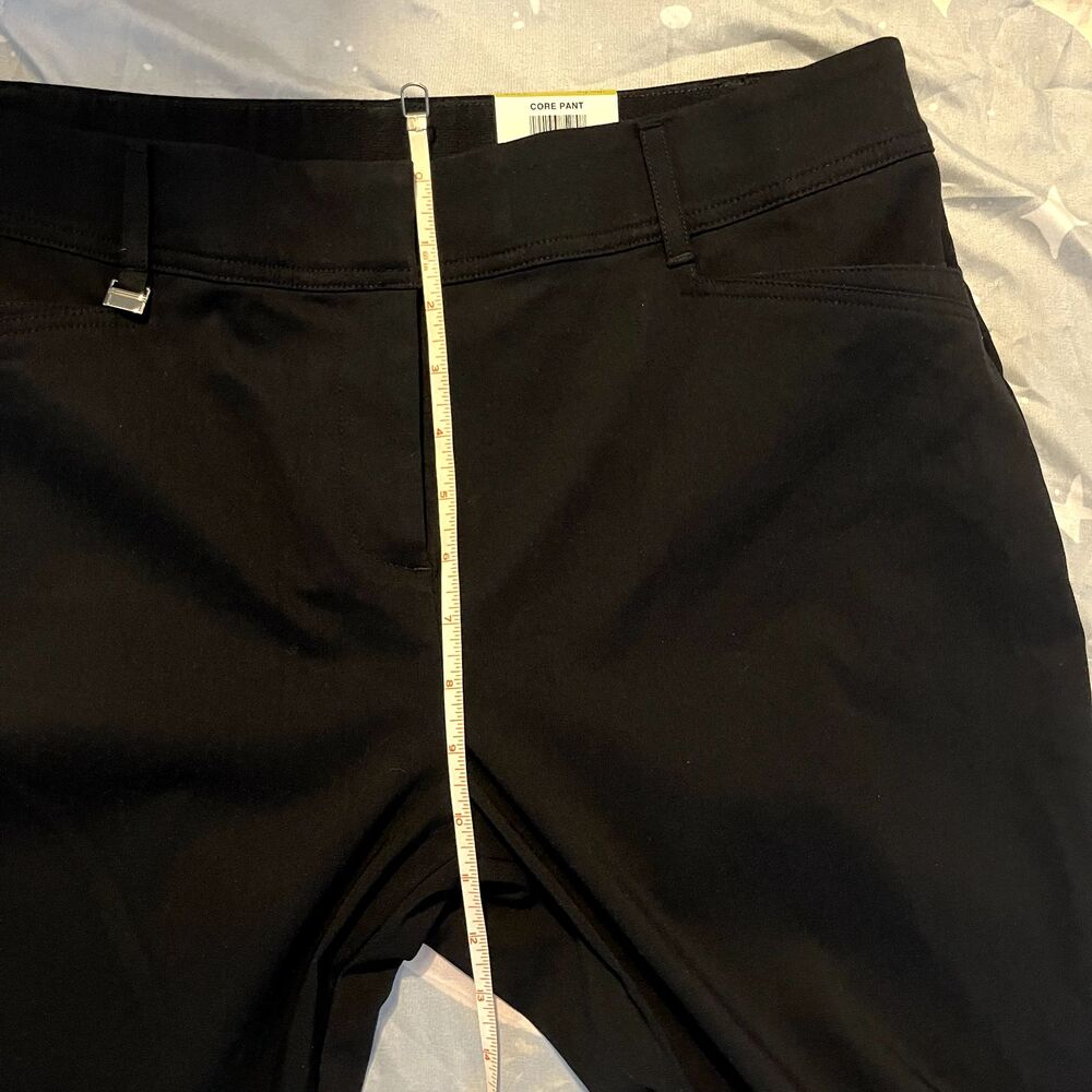 JM Collection Pull‑On Pants Women’s 14P Black Slim Leg Stretch Comfort NWT - Picture 6 of 14